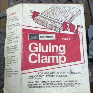 Vintage Sears Craftsman Metal Gluing Clamp